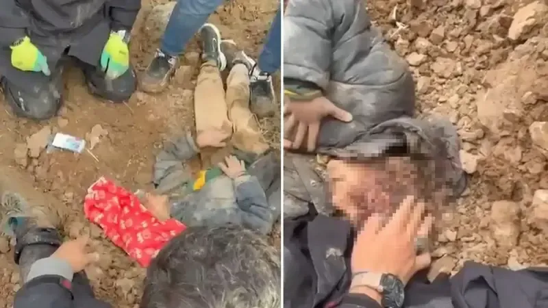 Hayatta Kalmanın Mucizesi: Küçük Çocuk Umutla Geleceğe Bakıyor