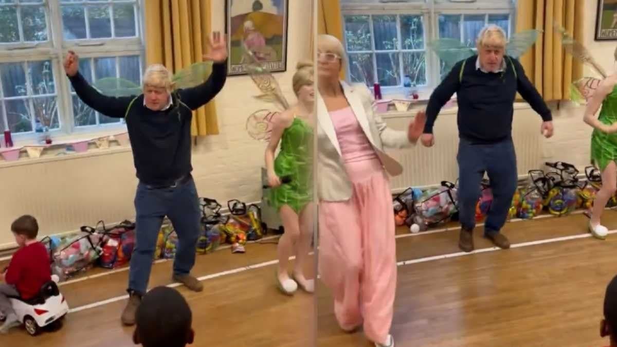 Eski İngiltere Başbakanı peri oldu, dans etti